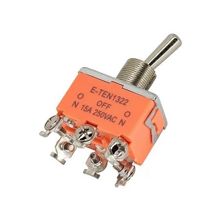 Chave alavanca 03 posições 02 polos 15A/250Vca