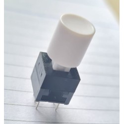 Chave botão c/trava e tecla 8.5x8.5mm