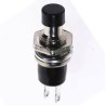 Chave push button NA preto 1A 250v