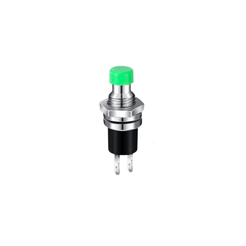 Chave push button NA verde 1A 250v - PBS110
