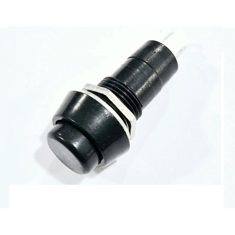 Chave push button PBS11A preta com trava