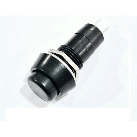 Chave push button PBS11A preta com trava