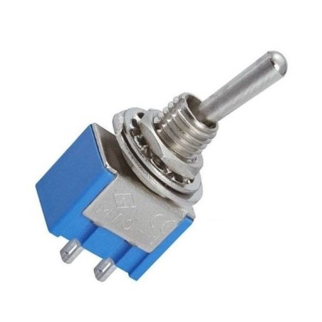 Chave alavanca 2 posições 2 pinos - MTS101