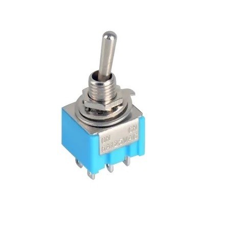 Chave alavanca 03 Posições 02 polos(6 terminais) - MTS 203