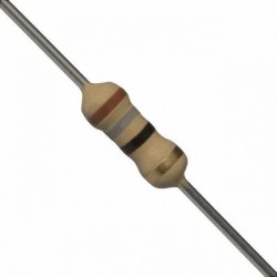 Resistor 18R 1/4w 5% - Marrom cinza preto dourado