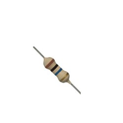Resistor 10M 1/2w 5% - Marrom preto azul dourado