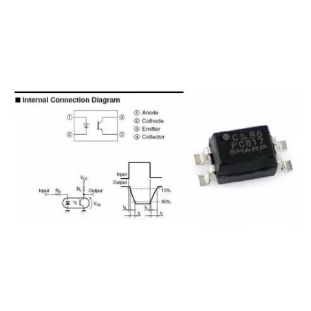 Circuito integrado PC817 SMD (EL817)
