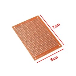 Placa fenolite 5x7cm ilhada