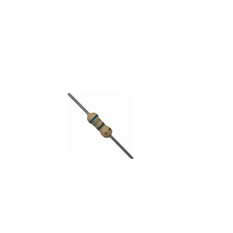 Resistor 6M8 1/2w 5% - Azul cinza verde dourado Resistor 6M8 1/2w 5% - Azul cinza verde dourado