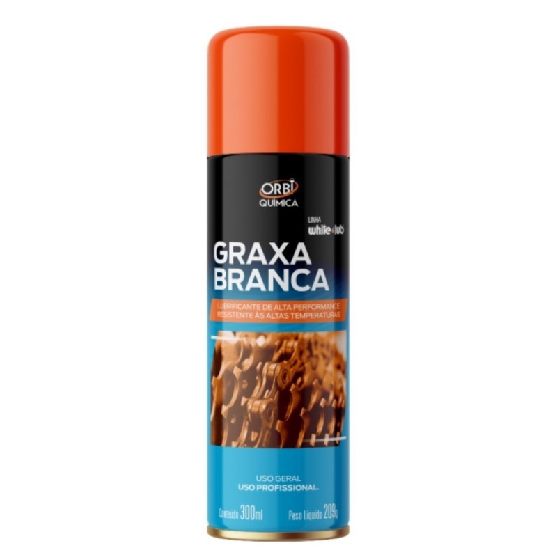 Graxa branca spray 300ml - Orbi