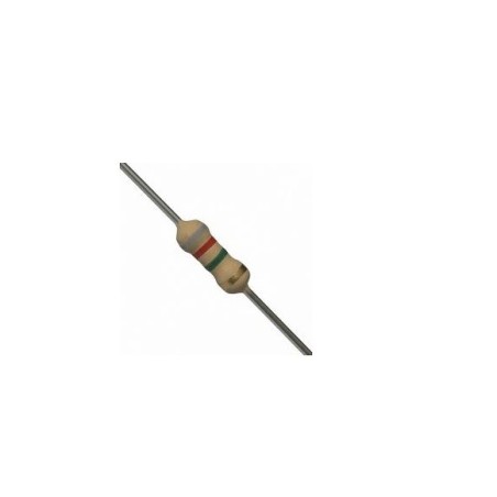 Resistor 8M2 1/2w 5% - Cinza vermelho verde dourado
