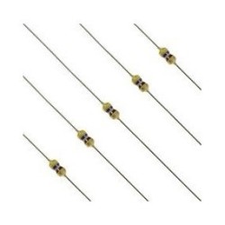 Resistor 1R 1/16w 5% - Marrom preto dourado dourado