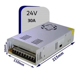 Fonte de alimentação 24V 30A 720W 110/220v - colmeia