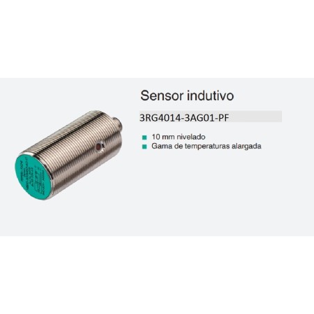 Sensor indutivo tubular 10mm 3 pinos - 3RG4014-3AG01-PF PEPPERL+FUCHS