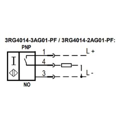 Sensor indutivo tubular 10mm 2 fios - 3RG4014-3AG01-PF PEPPERL+FUCHS