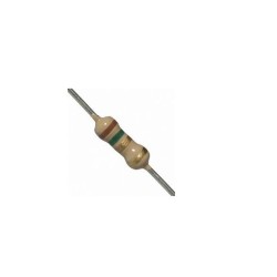 Resistor 1R5 1/4w 5% - Marrom verde dourado dourado
