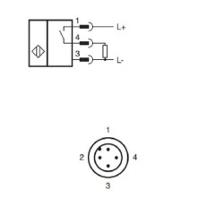 Sensor indutivo tubular 22mm 3 fios - NEB22-30GM60-E2-V1