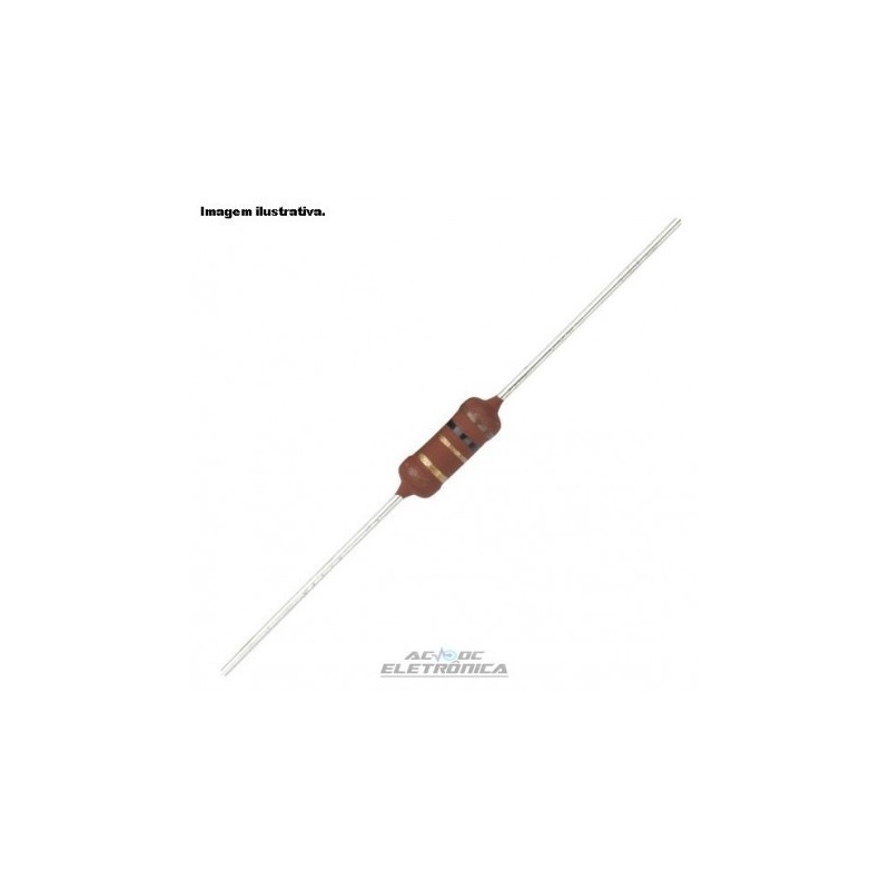 Resistor 15R 1W 5% - Marrom verde preto dourado Resistor 15R 1W 5% - Marrom verde preto dourado
