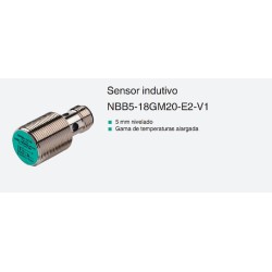 Sensor indutivo tubular 5mm 3 pinos - NBB5-18GM20-E2-V1 PEPPERL+FUCHS