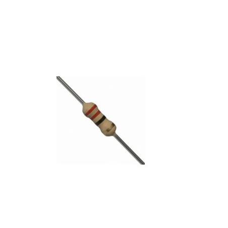 Resistor 22R 1/4w 5% - Vermelho vermelho preto dourado