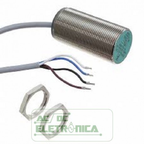 Sensor indutivo tubular 10mm 4 fios - NBB10-30GM60-A2