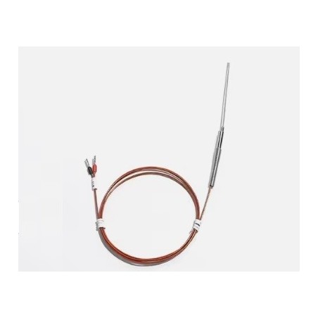 Sensor termopar tipo J agulha blindado 120mm x 3mm 2 fios 125°