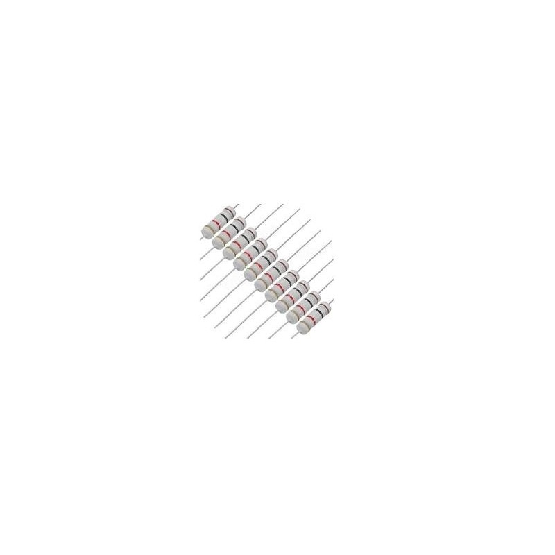 Resistor 10R 2w 5% - Marrom preto preto dourado Resistor 10R 2w 5% - Marrom preto preto dourado