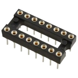 Soquete 16 pinos - torneado