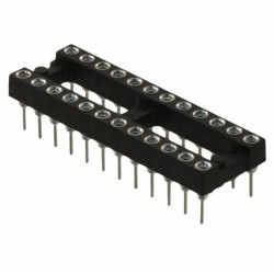 Soquete 24 pinos estreito - torneado