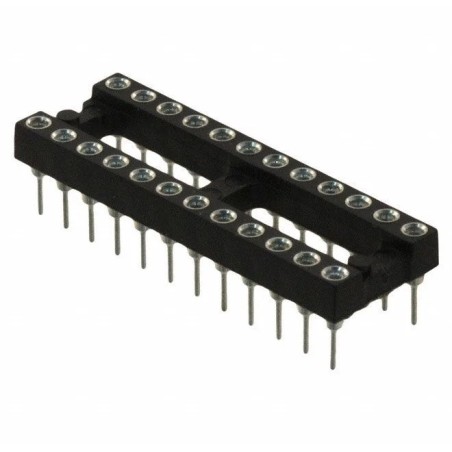 Soquete 24 pinos estreito - torneado