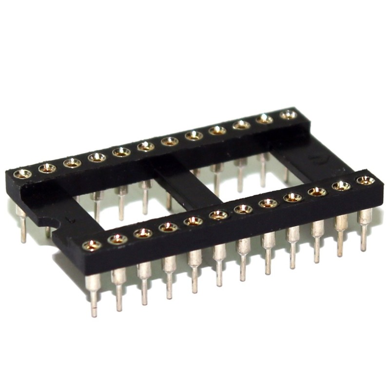 Soquete 24 pinos largo - torneado