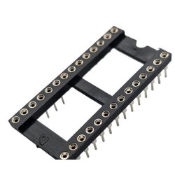 Soquete 28 pinos largo - torneado