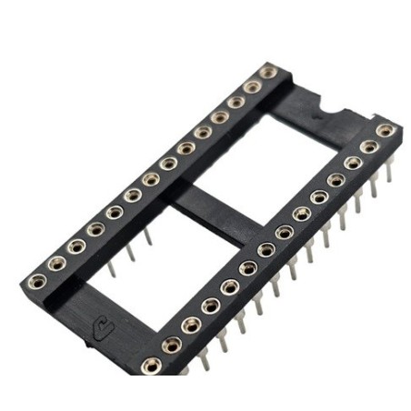 Soquete 28 pinos largo - torneado