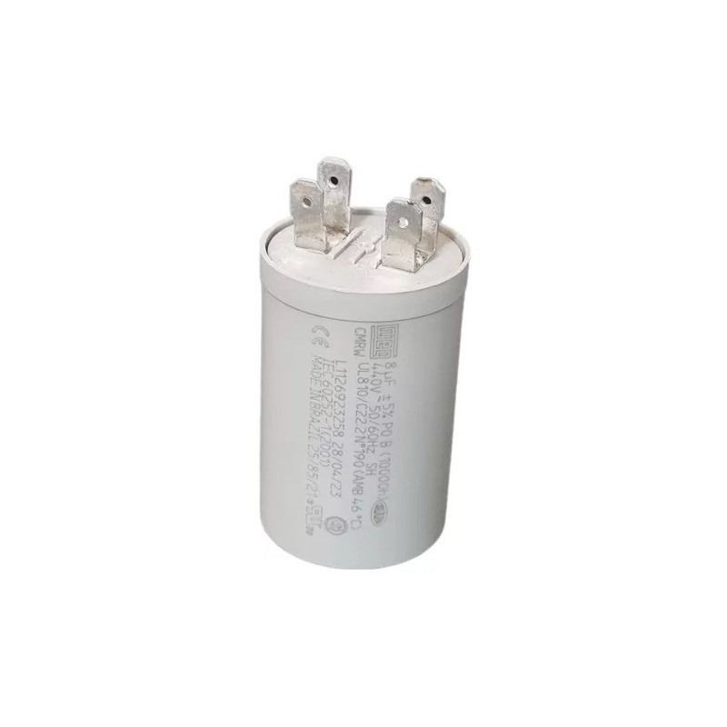 Capacitor partida 1,5uf x 450vca c/terminal CBB60