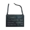 Capacitor de partida 1uF x 250Vac 50/60hz ±10%  quadrado