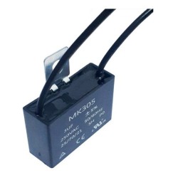 Capacitor de partida 3uF x 250Vac 50/60hz 5% quadrado