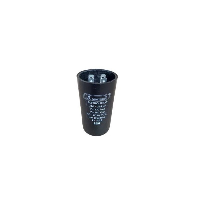 Capacitor de partida 216uF-259uF x 220Vac 50/60hz