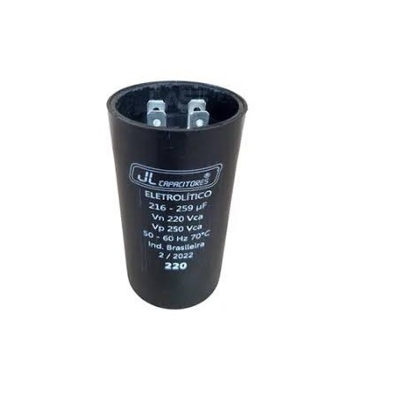 Capacitor de partida 216uF-259uF x 220Vac 50/60hz