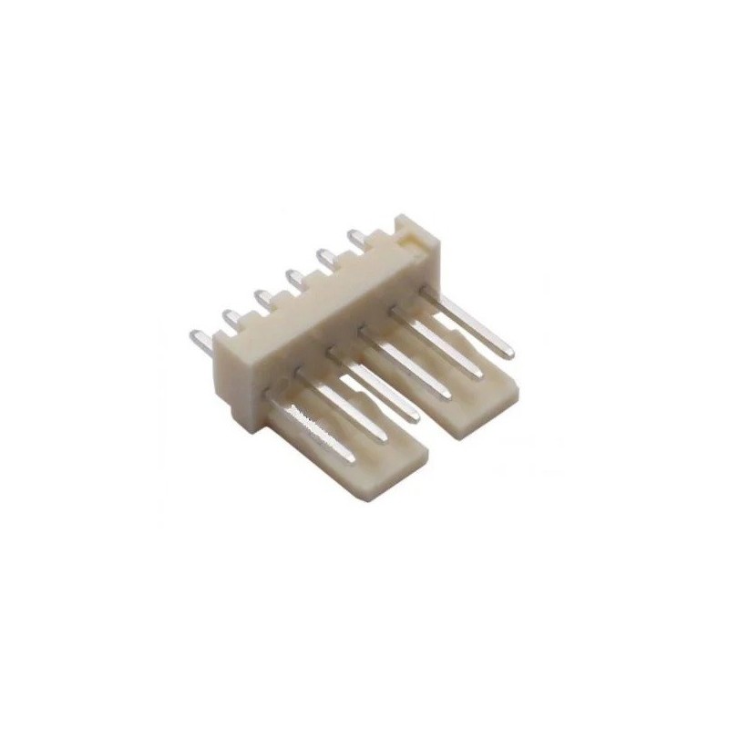 Conector KK 06 vias 180º macho 2,50mm PCI - 5045-06