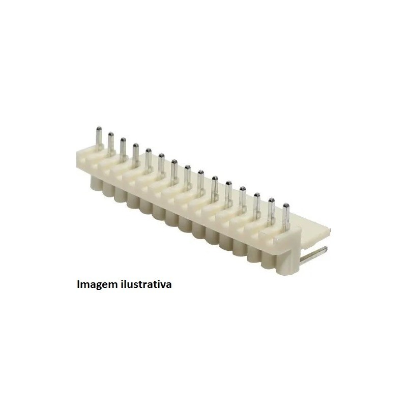 Conector KK 18 vias 90º macho 2,50mm PCI - 5046-18
