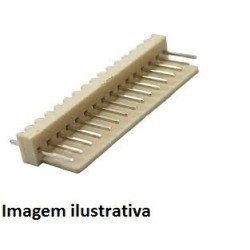 Conector KK 20 vias 180º macho 2,50mm PCI - 5045-20