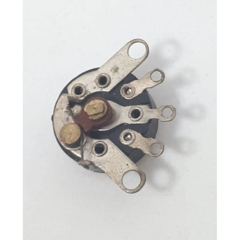 Potenciometro 5K spika c/chave 16mm 5 pinos