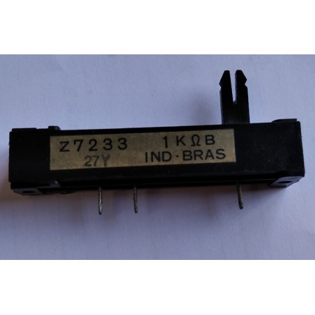 Potenciometro deslizante 1KB mono 60x13x13mm Alps