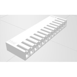 Conector KK 13 vias femea 3,96mm 180º 396113HA Excon