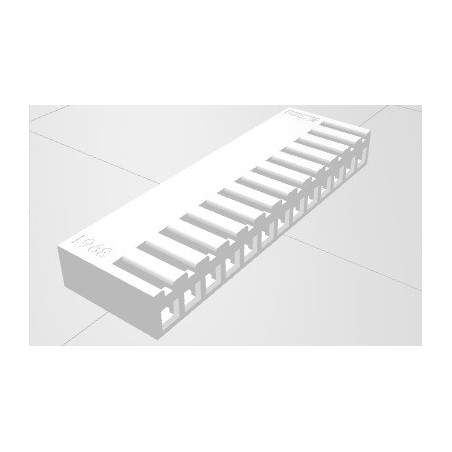 Conector KK 13 vias femea 3,96mm 180º 396113HA Excon