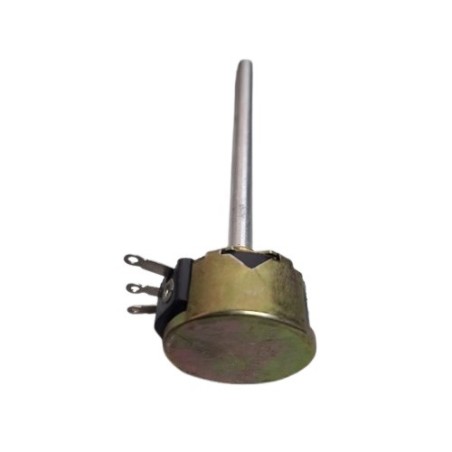 Potenciometro fio 5K 4W 30mm eixo aluminio 90mm 10%