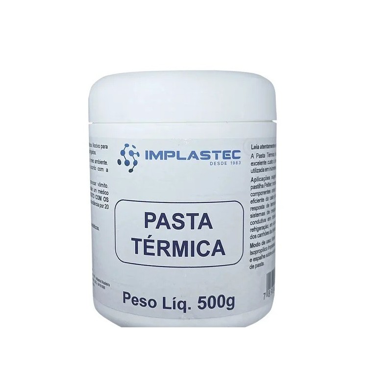Pasta térmica 500gr Implastec