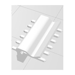 Conector KK 6 vias macho 3,96mm 180º 396106WV