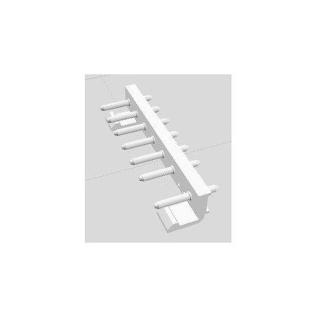 Conector 07 vias macho 509007WV - 7.5/5.0mm