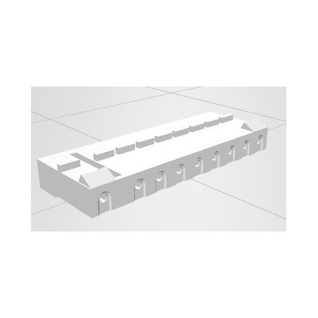 Conector 09 vias femea 509009HA - 7.5/5.0mm